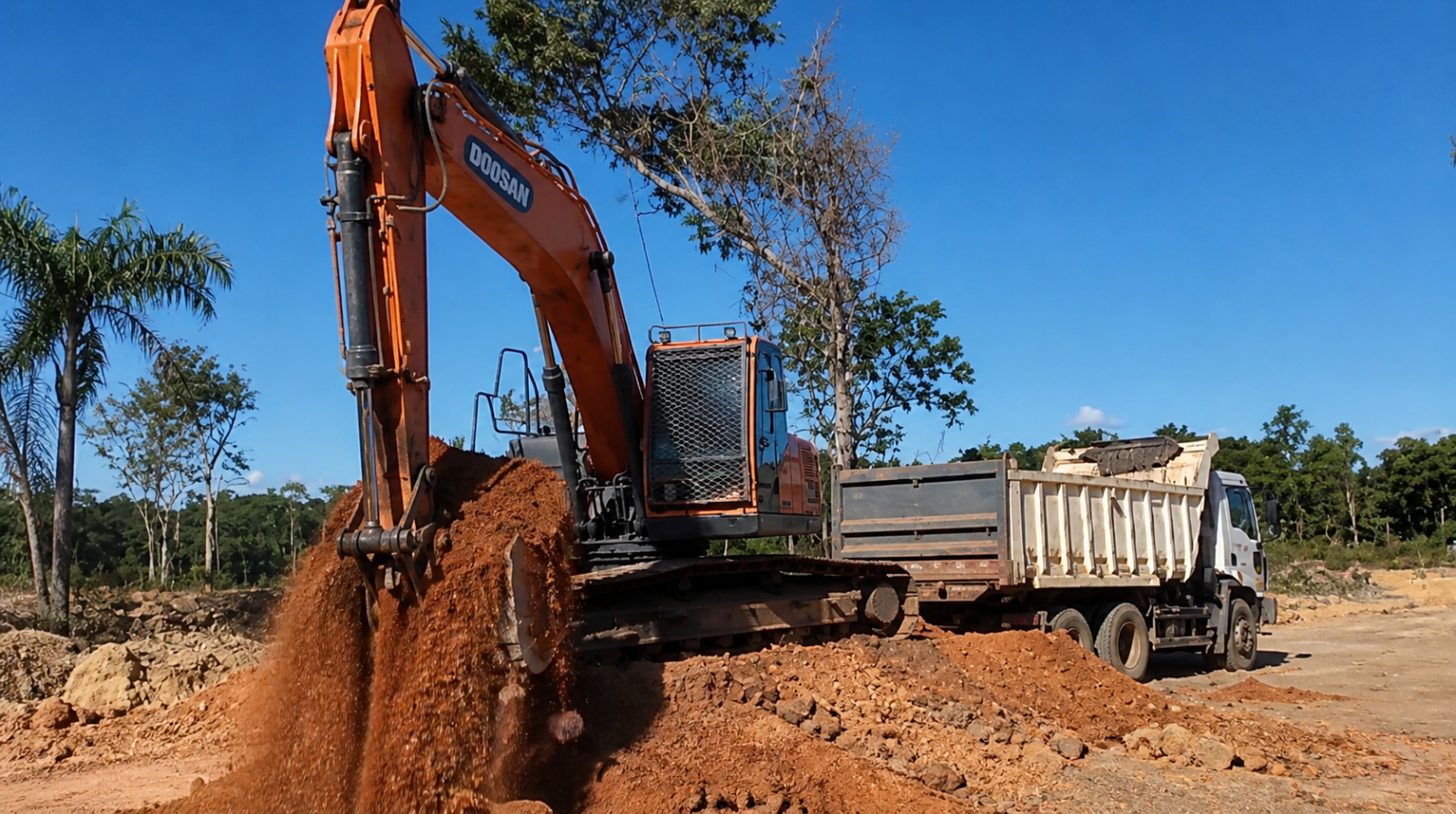 Execução de Terraplanagem e Movimentação de Solo
