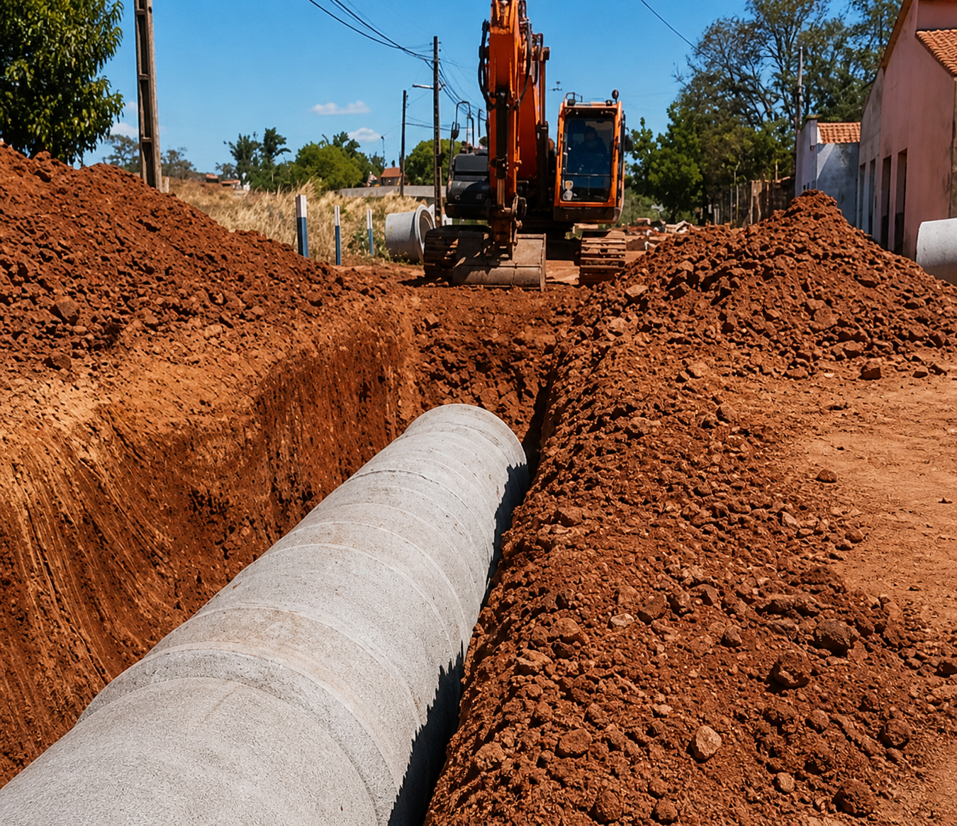 Implantação de Drenagem Pluvial Urbana