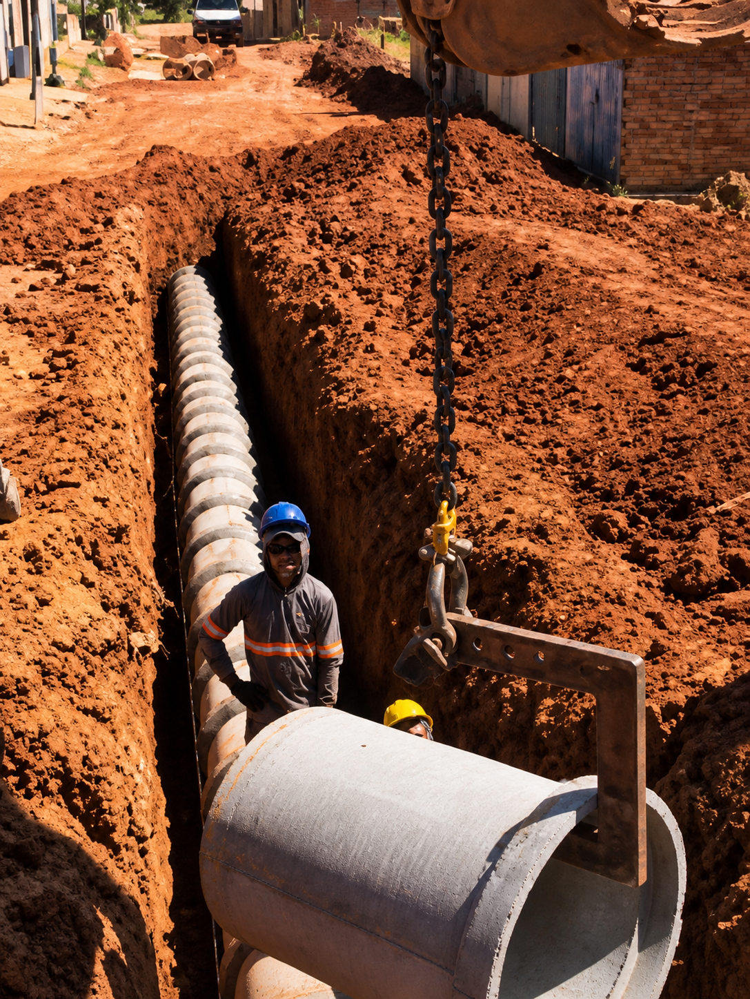 Implantação de Drenagem Pluvial Urbana