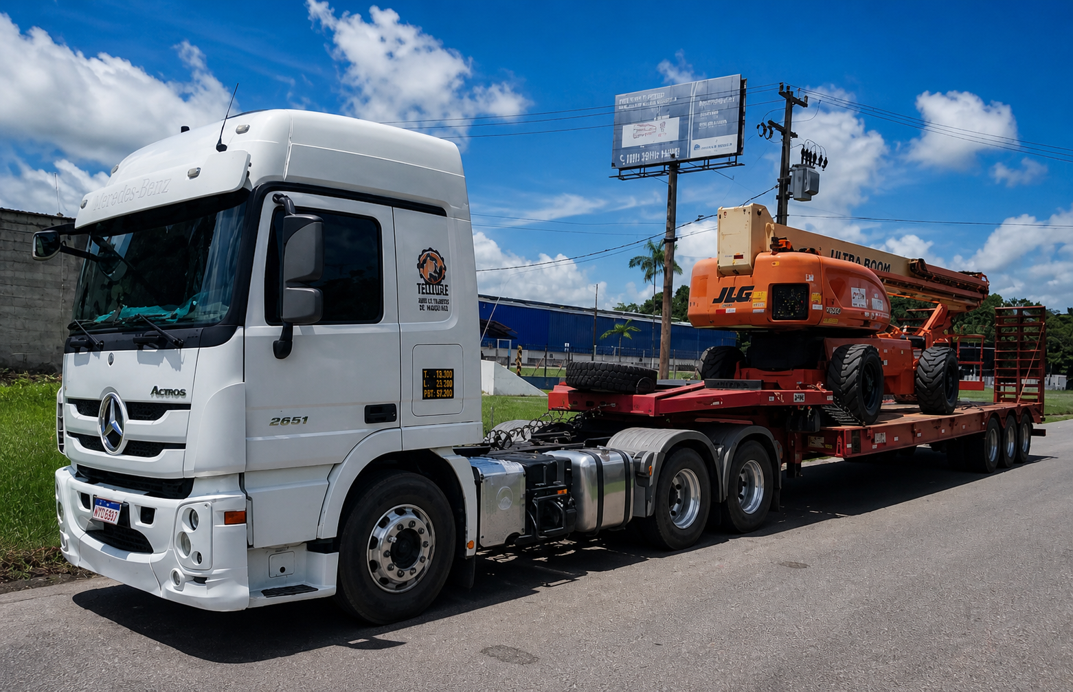 Transporte de Escavadeiras - Mina do Pará